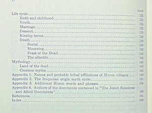 Tooker. An Ethnography of the Huron Indians, 1615-1649