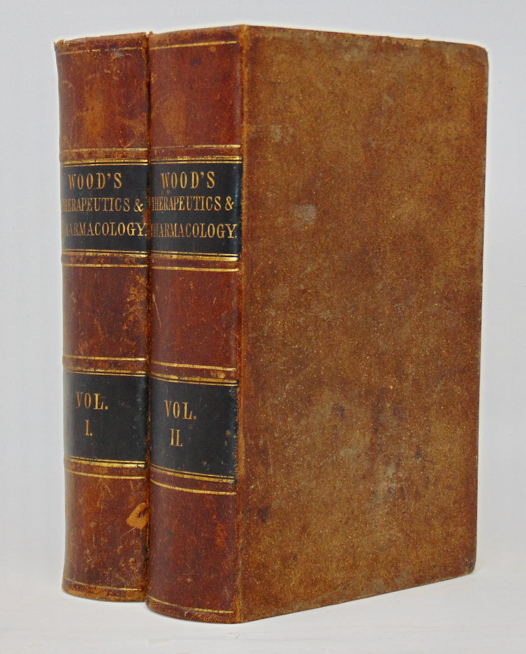 Wood, George B. A Treatise on Therapeutics, and Pharmacology or Materia Medica (2 volume set)