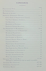 Hays, Calvin C. History of the Presbytery of Blairsville and Its Churches (1930)