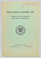 Gilson, Etienne. The McAuley Lectures, 1967: Versions of the Sweet New Style: Dante, Rosseau and Modernism