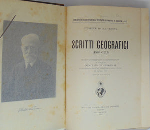 Vedova. Scritti geografici (1863-1913)