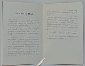 Bifufu Bia Bampasta Ne Bakulu [Tshiluba Book of Church Order] 1920