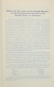 1907-1913 Reports of the Punjab Mission of the Presbyterian Church in the United States of America