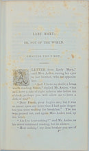 Load image into Gallery viewer, Tayler, Charles B. Lady Mary; or, Not of the World (1845)