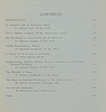 Load image into Gallery viewer, Vogel, Claude L. Psychology and the Franciscan School: A Symposium of Essays (1932)