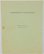 Vaske, Martin O. A Philosophy of the Beautiful