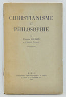 Gilson, Etienne. Christianisme et Philosophie (1949)