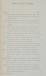 Sul dominio temporale dei Papi. Chi ha ragione il Re o il Papa? Opuscolo di C. S. (1891)