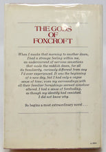 Load image into Gallery viewer, Levy, David. The Gods of Foxcroft: An Ecological Novel of the Ultimate Human Race [signed association copy]
