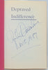 Tenenbaum. Depraved Indifference [SIGNED]
