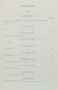 Gregory, George. Letters on Literature and Taste, and Composition (1809)