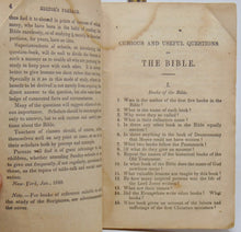 Load image into Gallery viewer, Kidder, D. P. Curious and Useful Questions on The Bible (1849)