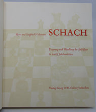 Load image into Gallery viewer, Wichmann. Schach: Ursprung und Wandlung der Spielfigur in zwölf Jahrhunderten.