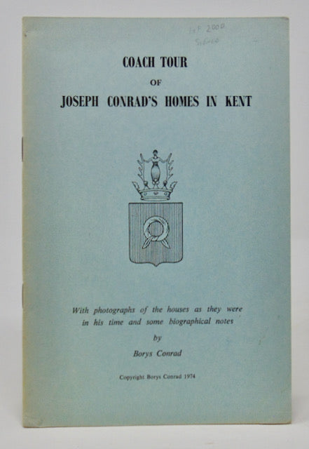 Conrad, Borys. Coach Tour of Joseph Conrad's Homes in Kent