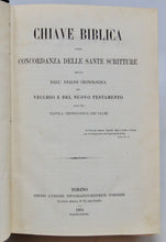 Load image into Gallery viewer, Chiave Biblica ossia Concordanza delle Sante Scritture (1864)