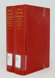Atlanta University Publications (2 volume set); Nos. 1-11, 1896 -1906