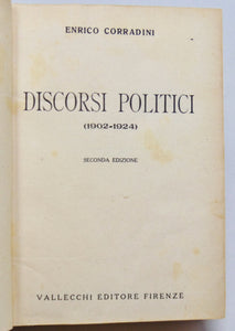 Corradini, Enrico. Discorsi Politici (1902-1924)
