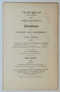 The Obligations of Christians to attempt the Conversion of the Jews (1812)