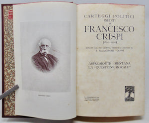 Crispi. Carteggi politici inediti di Francesco Crispi (1860-1900)