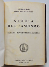 Load image into Gallery viewer, Pini e Bresadola. Storia Del Fascismo: Guerra, Rivoluzione, Regime (1928)