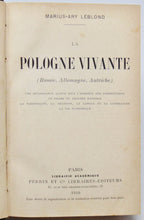 Load image into Gallery viewer, Leblond. La Pologne Vivante (Russie, Allemagne, Autriche) 1910