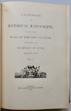 Load image into Gallery viewer, New York Manuscript Records, War of the Revolution (2 vol set) 1868