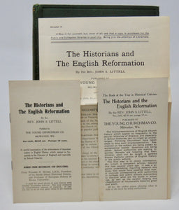 Littell. The Historians and the English Reformation (1910)