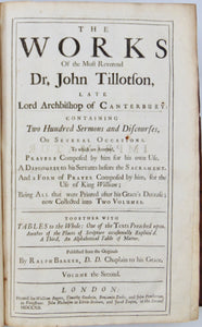 Tillotson. The Works Of the Most Reverend John Tillotson, late Lord Archbishop of Canterbury (volume 2)