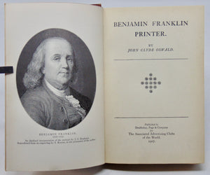 Oswald. Benjamin Franklin, Printer