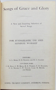Byers &c.  Songs of Grace and Glory: Gospel Trumpet Company, 1918