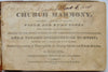 Smith, Henry. The Church Harmony, 1834 Four-note Shape-note Tunebook