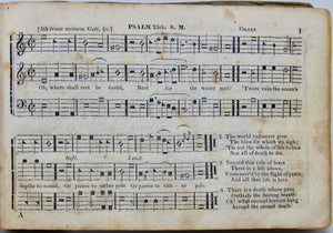 Smith, Henry. The Church Harmony, 1834 Four-note Shape-note Tunebook