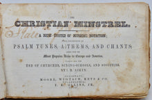Load image into Gallery viewer, Aikin.  The Christian Minstrel, 1855 7 note shape system, complete text