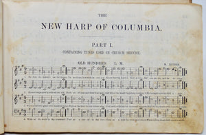 Swan. The New Harp of Columbia ca 1895 shape note tunebook