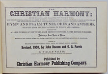 Load image into Gallery viewer, Walker, William. The Christian Harmony, 1958 Revision