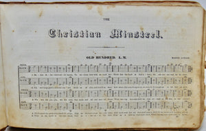 Aikin, J. B. The Christian Minstrel ca. 1850 7 shape note tunebook
