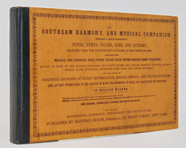 Walker, William. The Southern Harmony Songbook 1939 Reprint