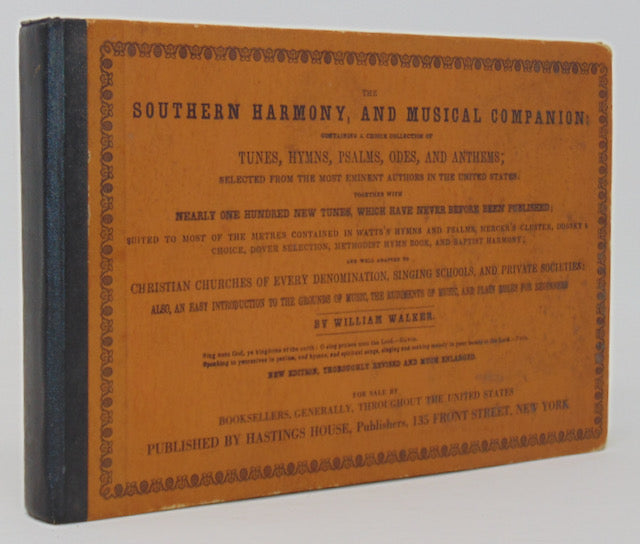 Walker, William. The Southern Harmony Songbook, 1939 Reprint