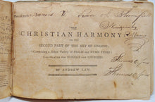 Load image into Gallery viewer, Law, Andrew. The Christian Harmony, 1805 Part Second