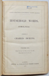 Dickens, Charles. Household Words, January 1856 to July 1856
