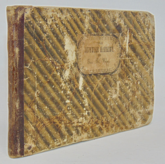 Weber, T. R. The Juvenile Harmony 1859 Shaped Note Tunebook