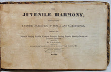 Load image into Gallery viewer, Weber, T. R. The Juvenile Harmony 1859 Shaped Note Tunebook
