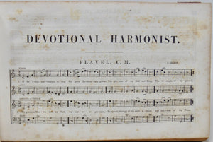 Dingley.  The Devotional Harmonist, 1849 Shaped Note Tunebook