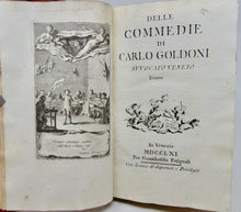 Load image into Gallery viewer, Goldoni.  Delle Commedie di Carlo Goldoni Avvocato Veneto (16 volumi) 1761