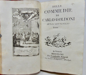 Goldoni.  Delle Commedie di Carlo Goldoni Avvocato Veneto (16 volumi) 1761