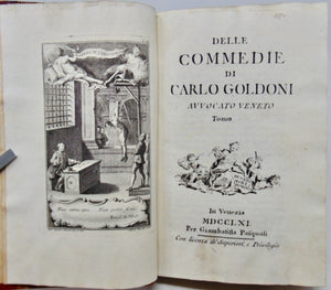 Goldoni.  Delle Commedie di Carlo Goldoni Avvocato Veneto (16 volumi) 1761