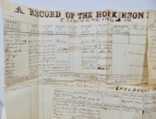Load image into Gallery viewer, Manuscript Genealogy Records of the Hopkinson Family of Salem Vermont (12 items)