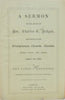 Brewster. A Sermon on the Death of Rev. Charles E. Hedges, delivered in the Presbyterian Church, Chester NJ