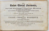 Eyer. Die Union Choral Harmonie...The Union Choral Harmony (1839)