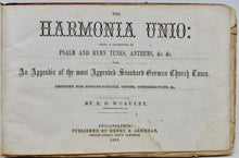 Load image into Gallery viewer, M&#39;Cauley. The Harmonia Unio: being a collection of Psalm and Hymn Tunes 1858